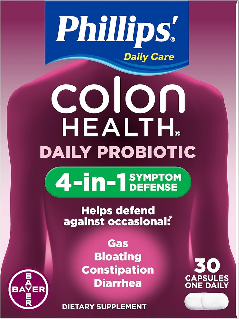 Phillips' Colon Health Kapsule 30 Kapsule (Pack of 3)