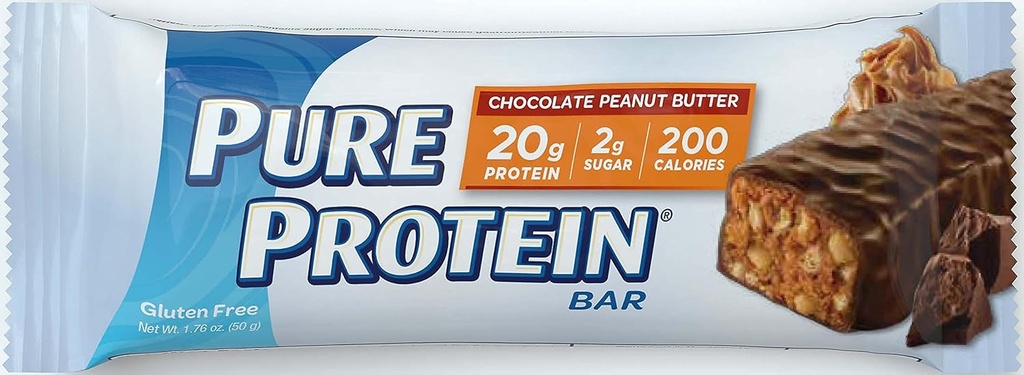 PURE PROTEIN Pure Protein Bar, 6 (50 g) Bary, Čokoládové arašidové maslo
