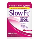 Slow Fe 45mg Železo Supplement for Iron Deficient, Slow Release, High Potency, Easy to Prehltnutie tabliet - 60 Počet