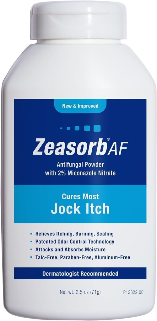 Zeasorb Superabsorbent Antimykotická liečba Prášok pre Jock Itch 2,5 oz od Zeasorb-Af