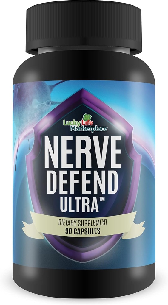 Nervová obrana Ultra - Nervová zdravotná podpora doplnok - horčík, vápnik, vitamín D - Podpora zdravé Nervové funkcie a obeh - Pomoc Soothe Nerve nepohodlie vo prstoch, rukách, nohách, a nohách