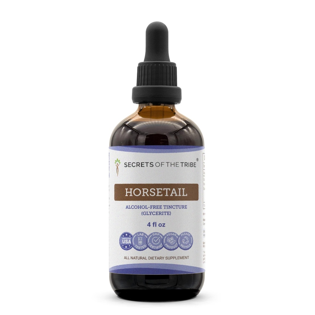 Výťažok bez obsahu alkoholu, konský chvost (Equisetum arvense) sušený Herb 4 OZ
