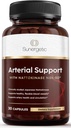 Sunergetic Premium Nattokináza Supplement for Arterial Support - Nattokináza 2000 FU (NSK-SD) Pycnogenol, Pomegranate & Beets - 100mg Nattokináza pre Artery Health, Heart & Blood Title 30 Kapsule