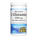 Prírodné faktory Mikronizovaný L-Glutamine 5,000 mg prášok - Jednoduchá absorpcia Gut Zdravotná podpora doplnok - prášok Aminokyseliny doplnok podporuje zotavenie svalov - 16 oz (90 Servings)