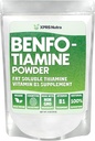XPRS Nutra Benfotiamín prášok (Thiamine) - Rozpustný tuk Happy Heart Thiamine Supplement - Advanced Vitamin B1 Benfotiamín pre kognitívne boost - Vegan Friendly Benfotamín prášok (4 Ounce)