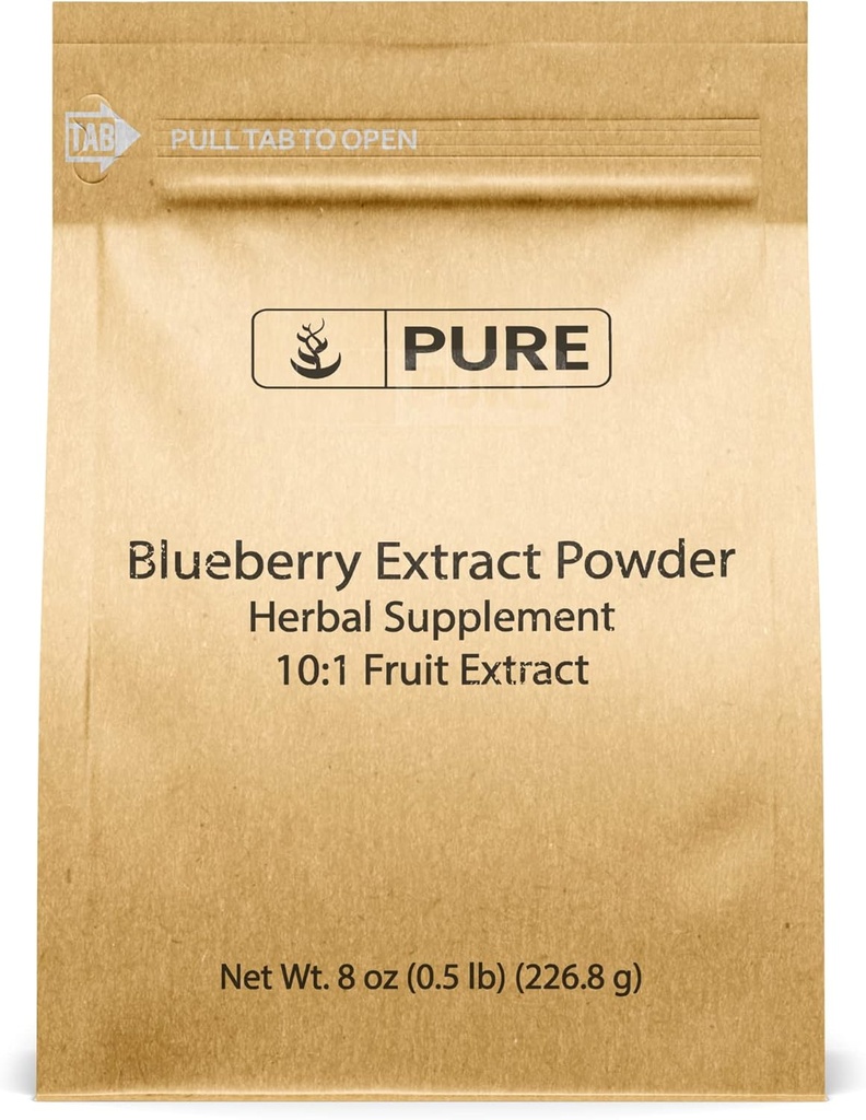 Pure Original Ingredients Blueberry Extract (8oz) Non-GMO, Gluten-free, Non Fillers alebo Prídavné látky
