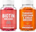 Biotín & Turmerica Vegan Gummies Combo 