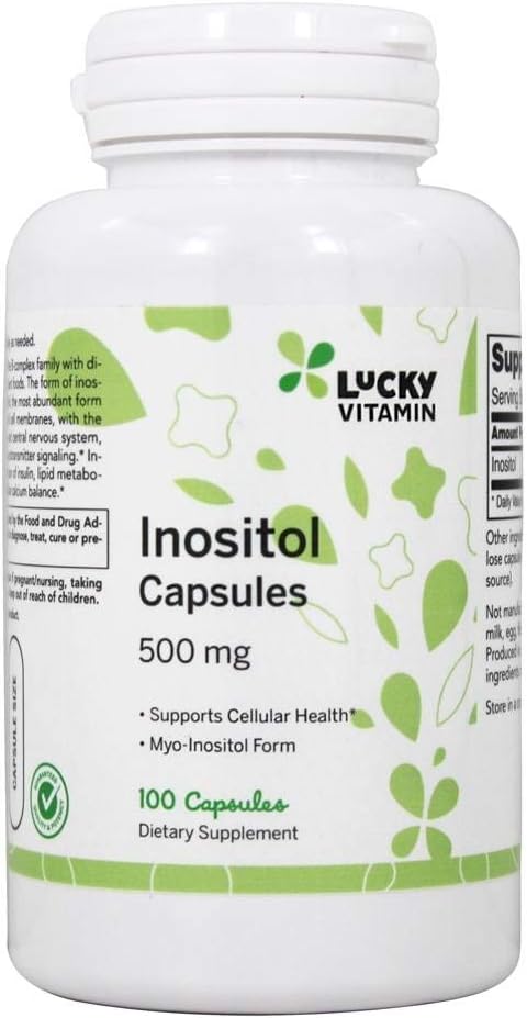 LuckyVitamin - Inozitol Cellular Health 500 mg. - 100 kapsúl