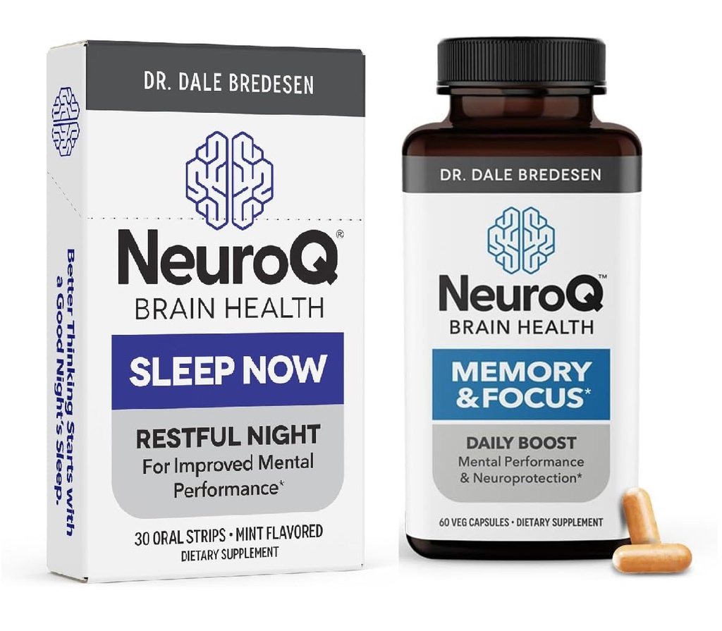 LifeSezóny NeuroQ pamäť a zameranie so spánkomTeraz pásiky - 24/7 Podpora zdravia mozgu - Zlepšiť kognitívne funkcie spánku - 30 Day Supply