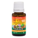 PrírodaPlus Živočíšny Parade Tekutý vitamín D3 kvapky pre deti - 400 IU, 10 ml - Orange flavor - Bone Health & Immune System Suplement - Gluten Free, Vegetarián - 365 Servings
