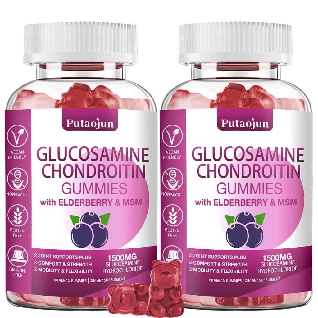 Glukozamín Chondroitín Doplnky s MSM & Elderberry 