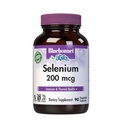 Bluebonnet Selenium 200mcg Kapsule (L-selenometionín) - Silný antioxidant Podpora - Aminokyselin Complex Selenium Supplement for Women & Men - Vegan, Non-GMO, Gluten-Free - 90 Rastlinné Kapsule