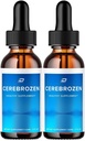 Cerebrozen Tinnitus Ušné kvapky - Cerebrozen 24, Cerebrozen Tekuté kvapky, Cerebrozen Recenzie, Cerebrozen kvapky pre úľavu od ucha (2 balenie - 120 ML)