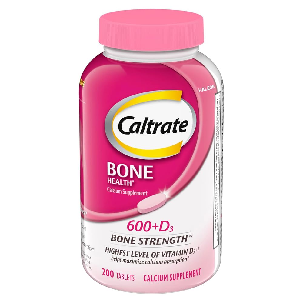 Kaltrate 600 Plus D3 Vápnik a vitamín D doplnok tablety, Bone Health Doplnky pre dospelých - 200 Počet