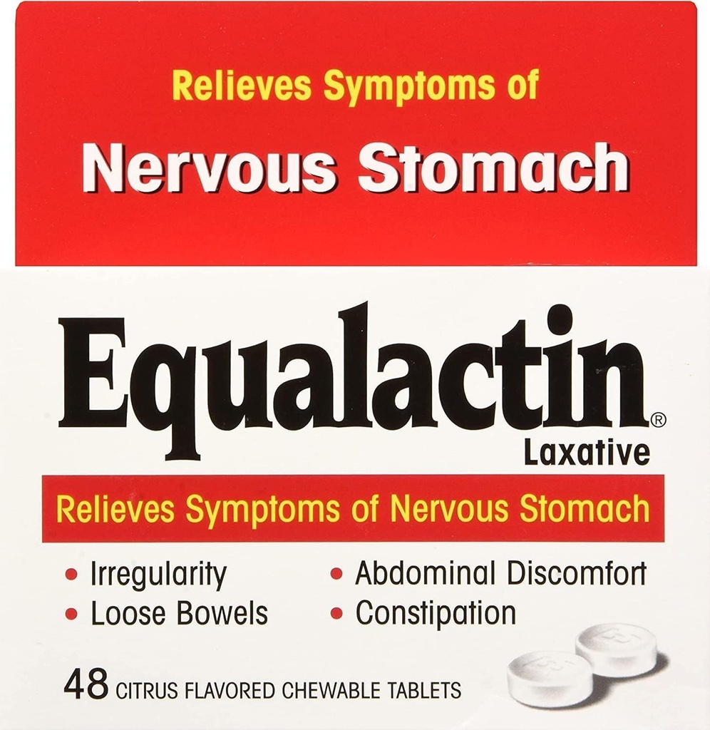 Equactin Laxative Chewable 48 Tablety