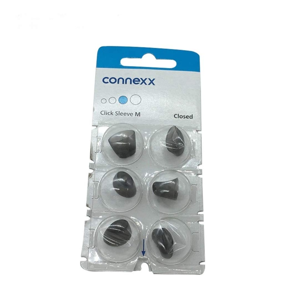 Signia/Connexx Sleeve Kliknite na CIC ITC & RIC Sluchové domes balenie 6 (zatvorené médium)