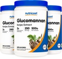 Nutricost Glucomanan prášok 500G (3 fľaše)