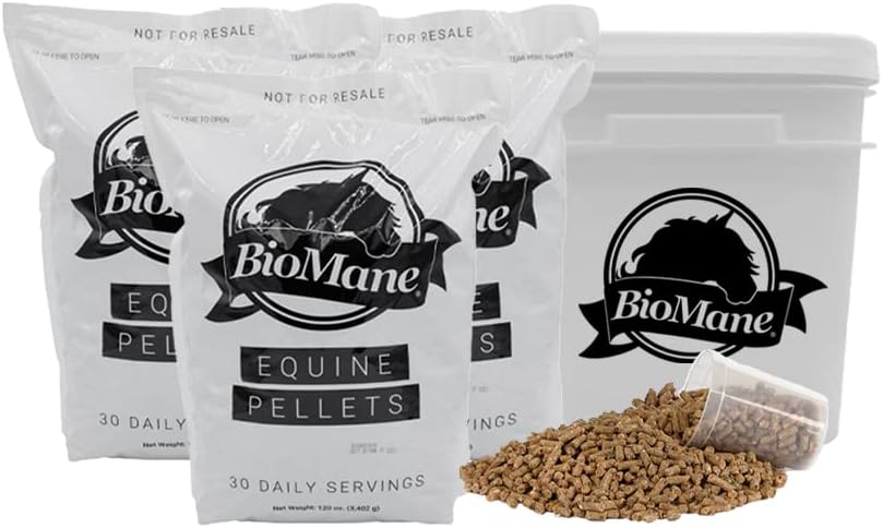 BioMane Equine Pellets- 90 dní dodávky (Výživný doplnok pre kone)