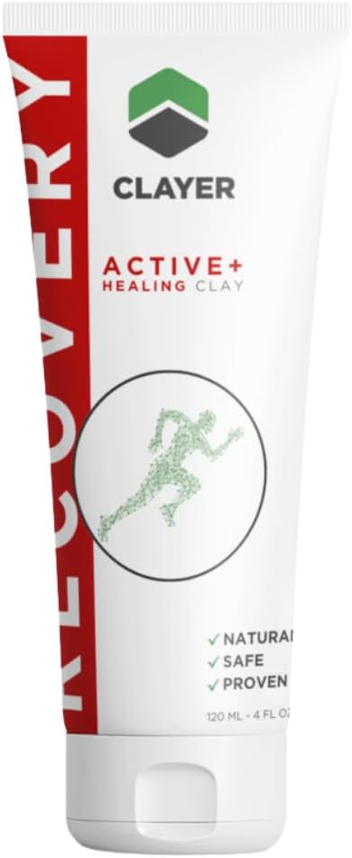 Liečenie vápnika Bentonit Clay pre svalovú a kĺbovú bolesť - pripravený - 100% prírodné - vedecky preukázané - 4 fl. oz.