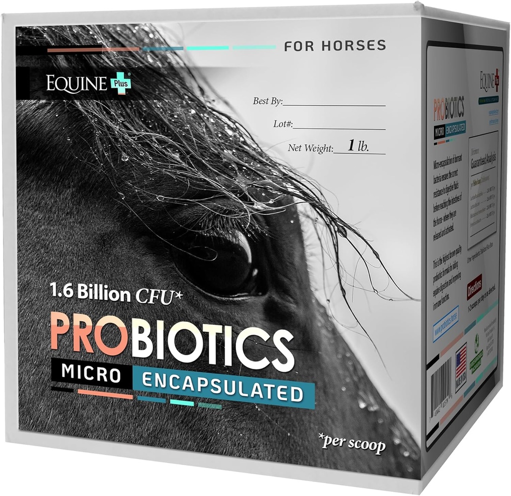 Mikrokonské probiotiká pre kone - Premium Equine Digestive Health Supplement