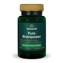 Swanson Pure Brainpower Brain Health Cognitive Memory Focus Support Neurotrofic Factor (CDNF) Herbal Supplement (Ginkgo Biloba, Bacopa Monnieri) 60 Veggie Capsules (Veg Caps) Vegan