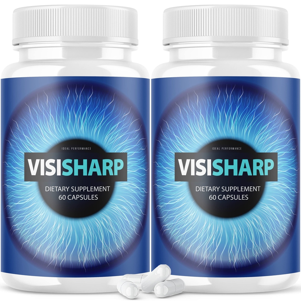 (2 balenia) Visisharp Advanced Eye Health Formula pre oči pilulky Visi Sharp Supplement (120 kapsúl)