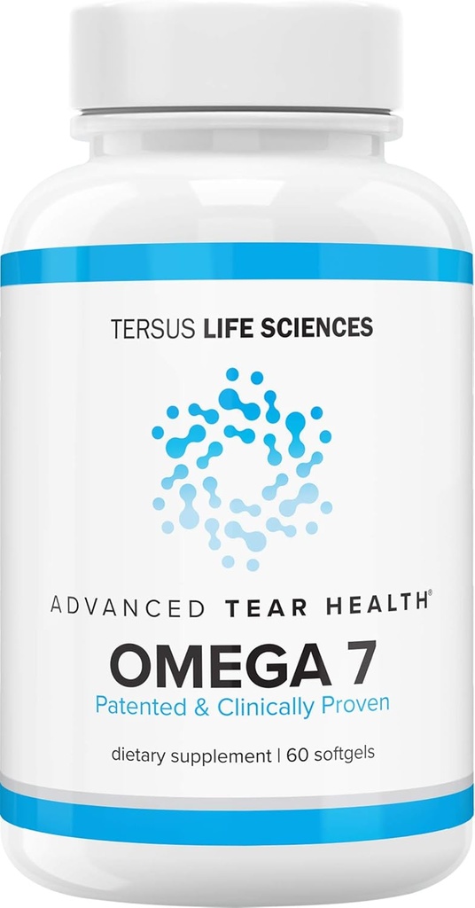Cardia 7: Tear Health - 60 Gróf - Advanced Dry Eye - Omega7 Natural - Asistent so suchým okom, Kvalita strihu a upokojuje podráždenie
