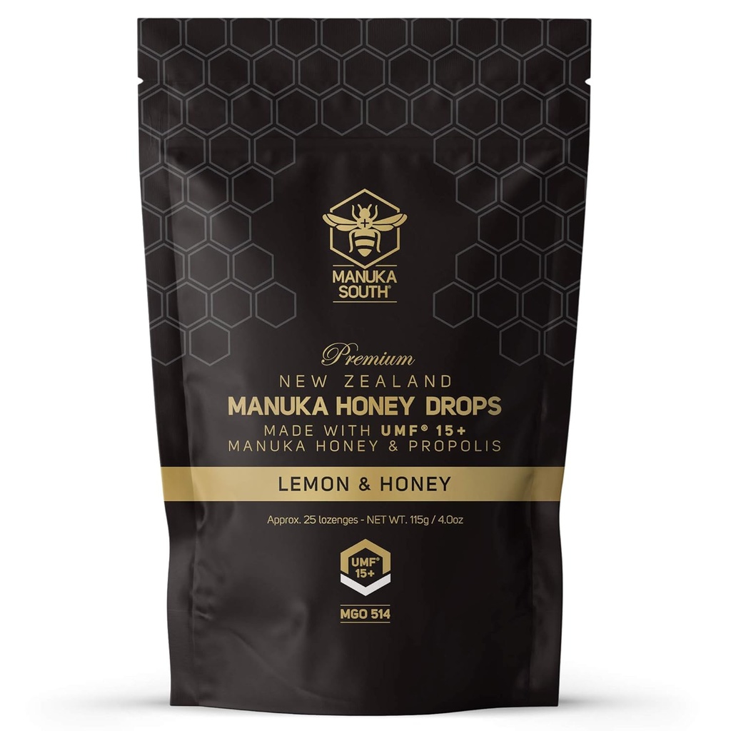 Manuka med kvapky UMF 15+ / MGO 514+ & Propolis kvapky vyrobené na Novom Zélande 