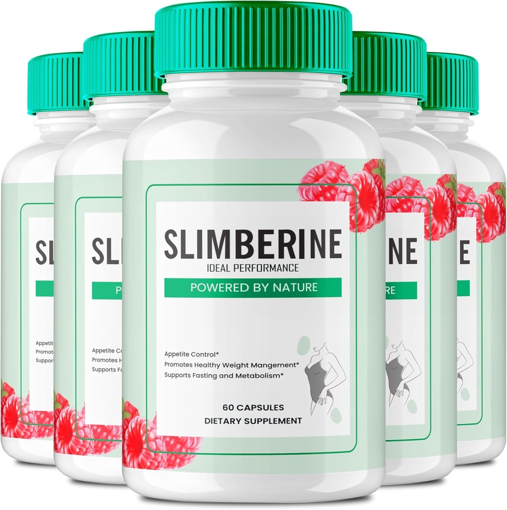 Slimberine Keto Kapsule, Slimberine Advanced Formula pilulky - Maximálna sila, Slimberine Všetky prírodné Keto pilulky, Slimberine Kapsule, Slimberine Oficiálne Vzorec pilulky Recenzia (5 balenie)