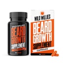 Wild Willies Rast brada Vitamíny - Natural BioSitol ASX Complex Brada Rast Doplnky pre mužov - 60 Kapsule proti vypadávaniu vlasov pilulky - Dodatok pre plnšie hrubšie brada podporu, zabrániť svrbenie