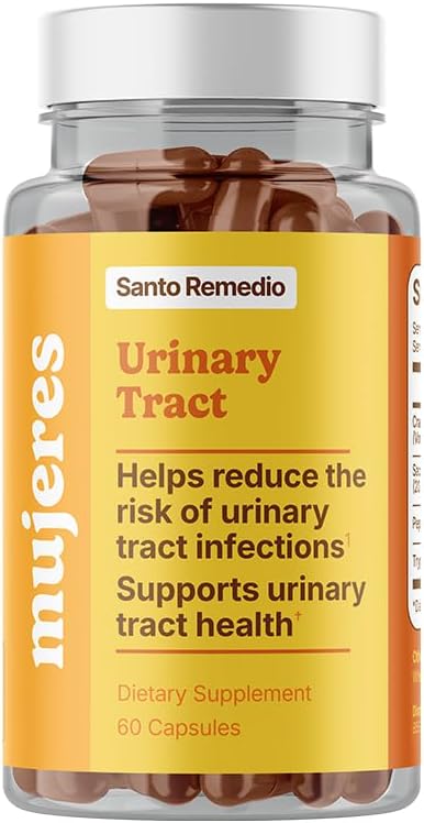 Santo Remedio močových ciest Tract, Dietary Supplement, pomáha znížiť infekcie močových ciest, jedinečná formula s brusnicami, probiotiká, a enzýmy, klinicky preukázané zložky, non-GMO, 30 Slúži