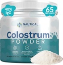 Pure Colostrum Powder 130g, 40% IgG, 65 Servings 