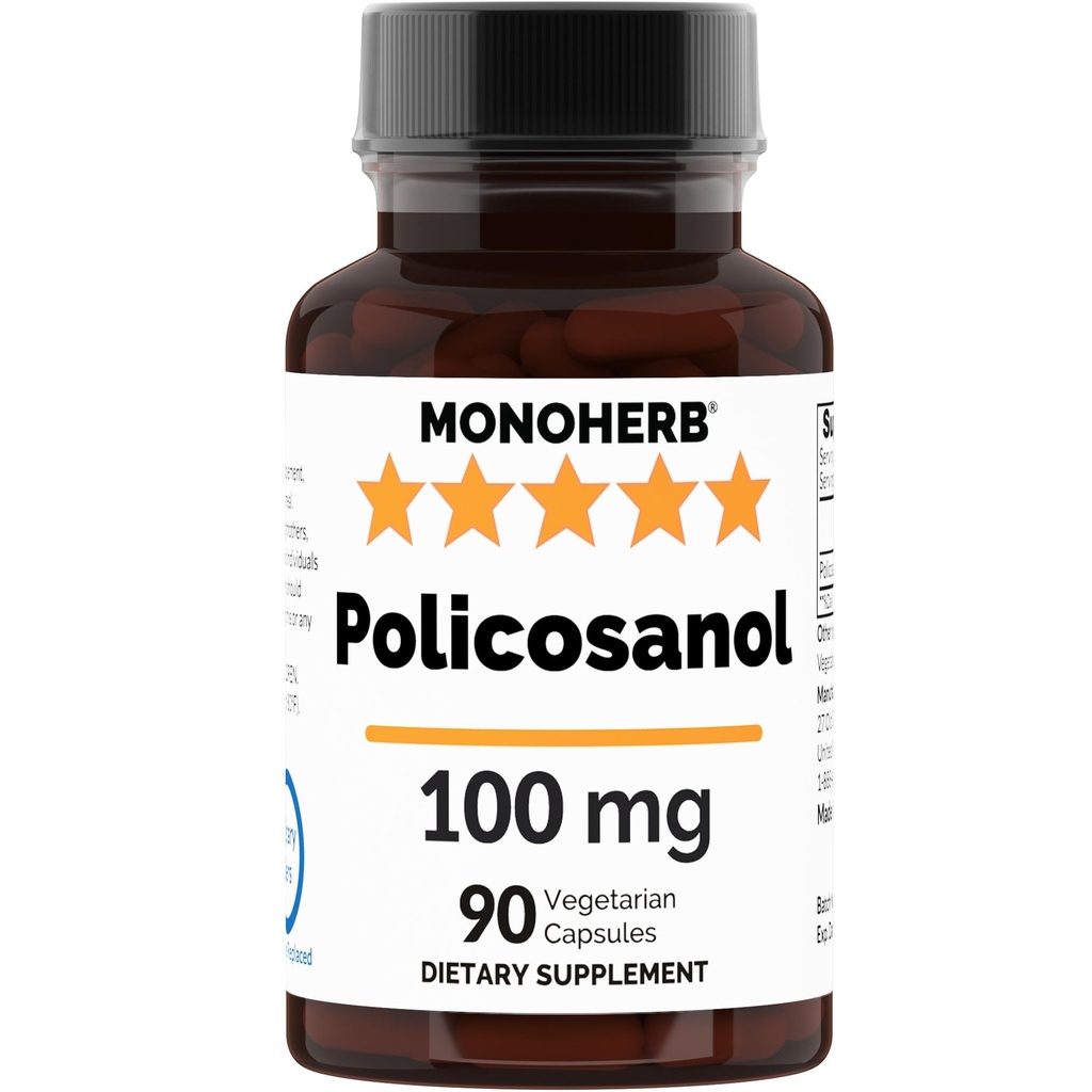 MONOHERB Policosanol 100 mg/ Kapsula - 90 Veg Kapsule