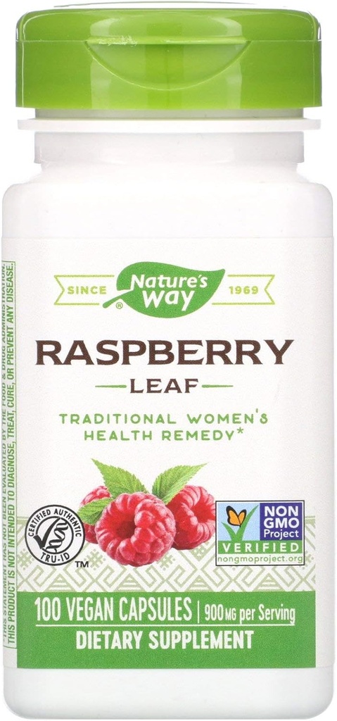 Cesta prírody - červené malinové listy, 450 mg, 100 kapsúl