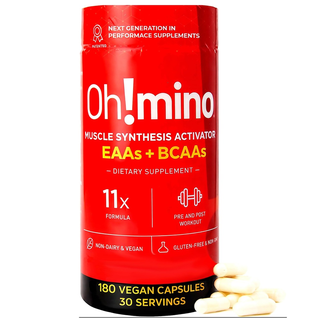 Mino Essential Amino Acides Supplement. Kofeínové kapsuly. Všetkých 9 EAA, BCAA a perfektné Amino pre cvičenie, Amino Energy, a budovať svalovú hmotu, a obnoviť rýchlejšie.
