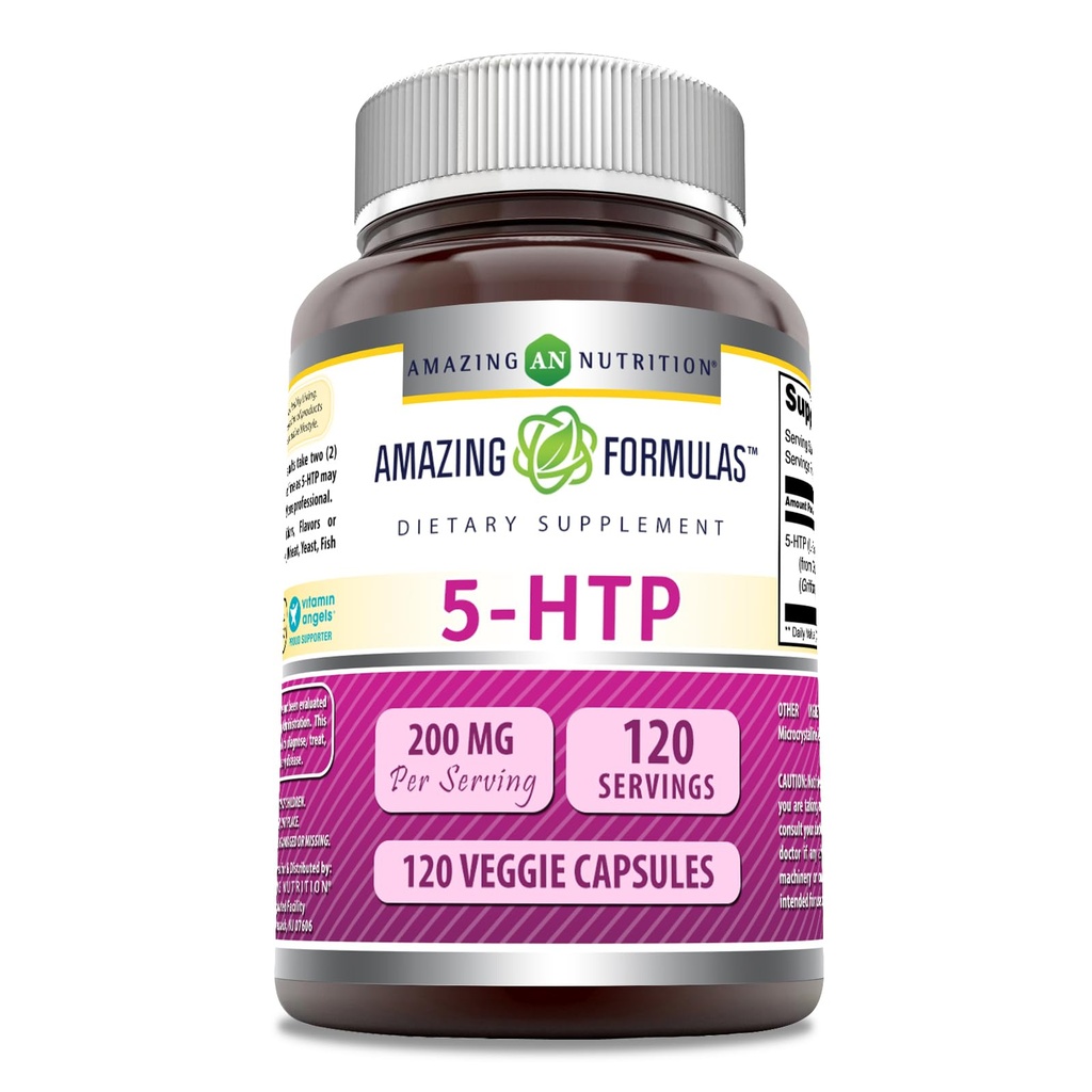 Amazing Formules 5-HTP (L-5-Hydroxytryptofán) Supplement 