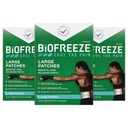 Biofreeze úľava od bolesti Patches, Artritída Bolesť Relief, Koleno & Lower Back Bolesť Relief Patch, Bolestivé uvoľnenie svalov, Úľava od bolesti krku, FSA oprávnené, 3 balenie (5 Biofreeze Menthol Patches)