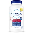 Citracal Maximum Plus, 650 mg kalciumcitrát, ľahko absorbovaný a vysoko rozpustný s 25 μg (1000 IU) Vitamín D3, podpora zdravia kostí, vápnik doplnok pre vek 12+, 120 počet (Backaging May Vary)