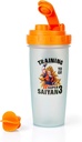 Dragon Ball Z Super Saiyan Goku Gym shaker fľašu - 20- unca BPA-free plastová Blender fľaša s Whisk guľou - proteín Shake, náhrada jedla, smoothie Mixer - Gym cvičenie príslušenstvo - Ideálne DBZ darčeky