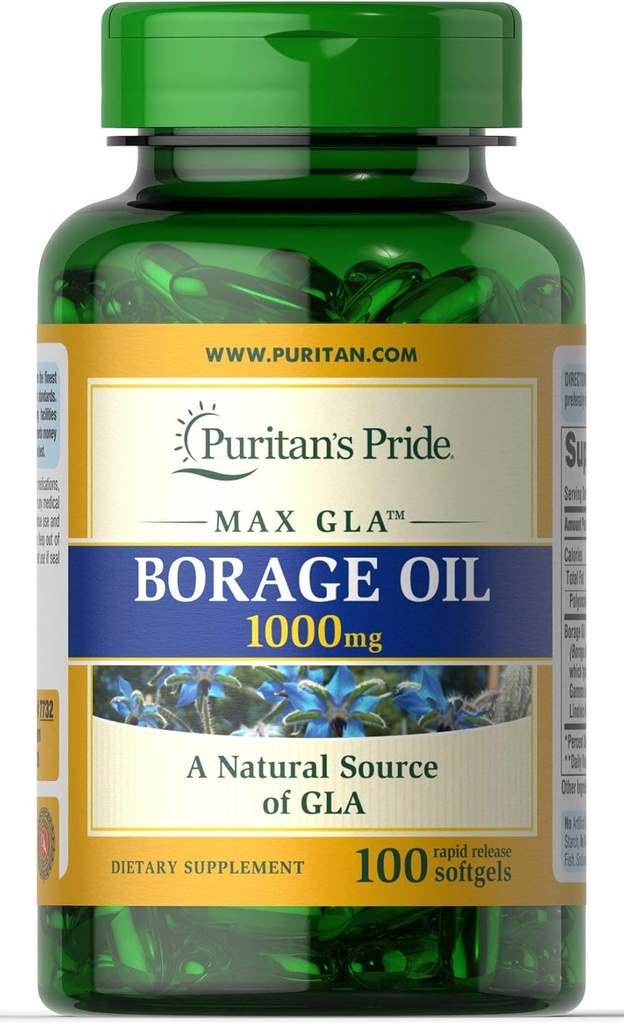 Puritáni Pride Borage Oil, 1 gram