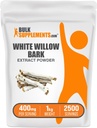 BulkSupplementments.com Biela vŕbová kôra extrakt prášok - bylinné doplnky, biela vŕbová kôra prášok - bez lepidla, 400mg na porciu, 1kg (2,2 lbs) (Pack of 1)