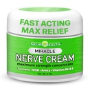 Miracle Nerve Cream - Maximálna sila - Turmerica a Arnica Blend pre neuropatia Discomfort Relief - Upokojujúce Foot & Hand Formula s MSM, B6, E - Made in USA