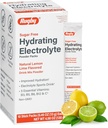 Rugby Powder Púdrové balenia bez hydratácie cukru - Púdrové balíčky nápojovej zmesi s 5 vitamínmi - zlepšenie hydratácie - prírodná citrónová lime aróma - 10 púdrových balení - 0,45 Oz Každý (1 balenie)