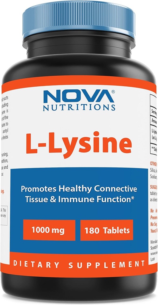 Nova Nutritions L-lyzín 1000 mg - 180 tabliet