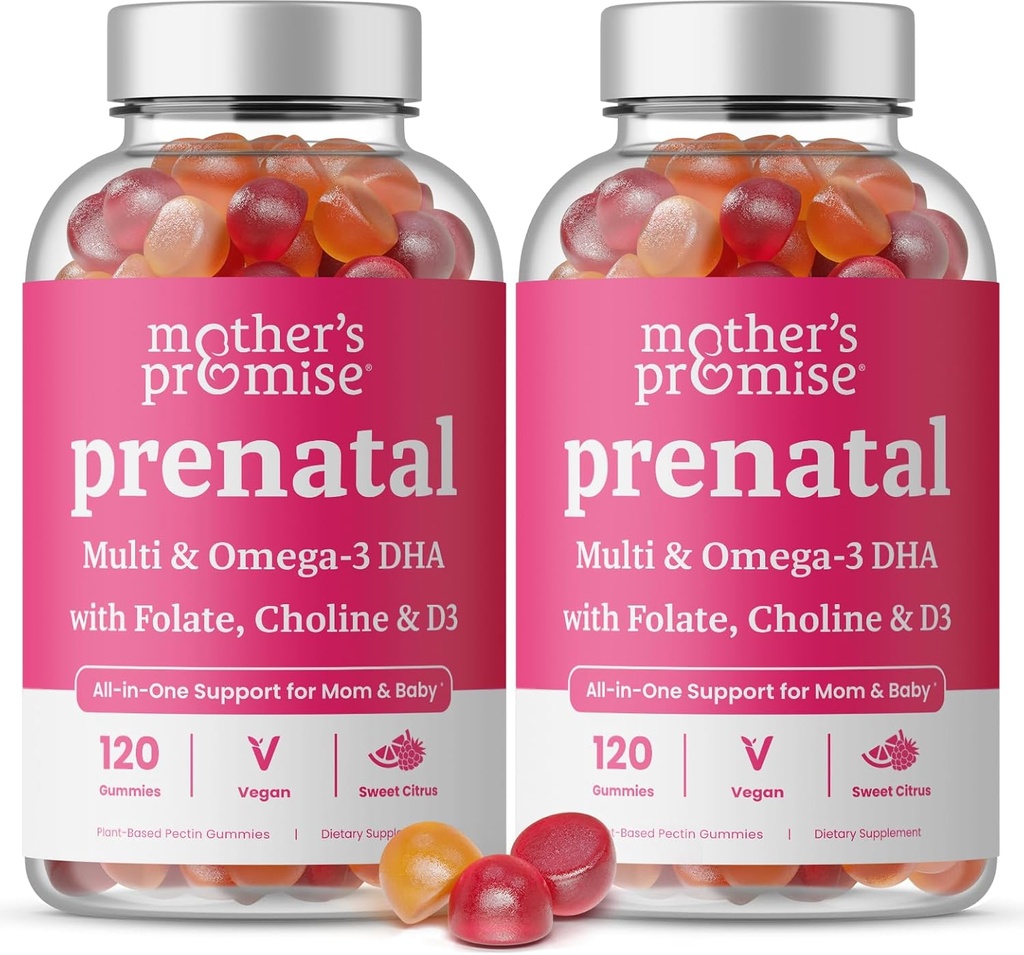 Prenatálne vitamínové guličky s DHA 