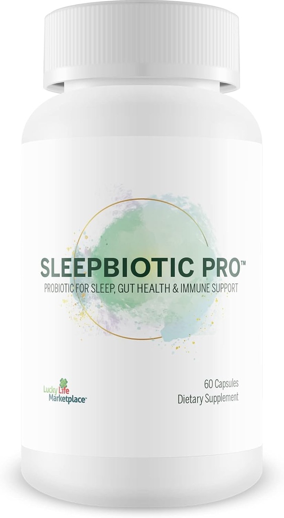 Sleepbiotic Pro - Multi-Strain Probiotic Sleep Support - Aid Gut Health & Immune Support - Propagation Relaxation & Sleep Quality with Premium Probiotics - Lactobacillus & Bifidobacterium - 40 miliárd CFU