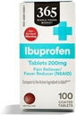 365 Hodnota každý deň Ibuprofen tablety 200 mg, 100 ct