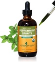 Herb Pharm Certified Organic Peppermint Spirits Liquid Extract Tráviaca podpora Zmes - 4 Ounce (DPEP04)