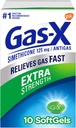 Gas-X extra sila Plyn Relief Softgels s Simeticone 125 mg - 10 Počet