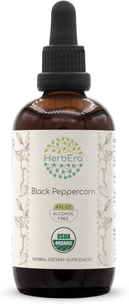 HerbEra Black Peppercorn B120 USDA Organic Tinture 